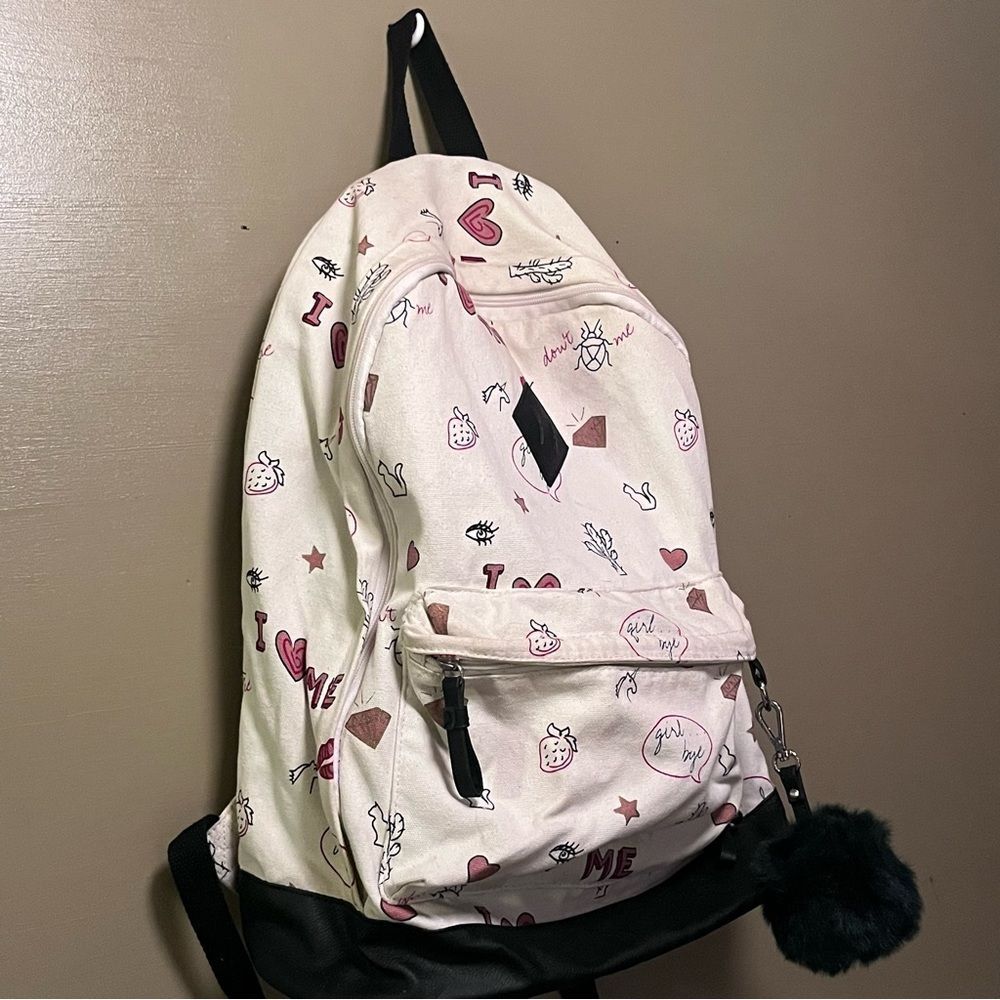 Candie’s Canvas Emoji Backpack Affordable Back To School